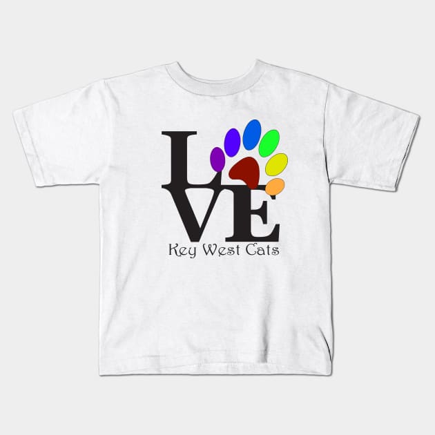 Polydactyl Key West Cats Kids T-Shirt by homebornlove